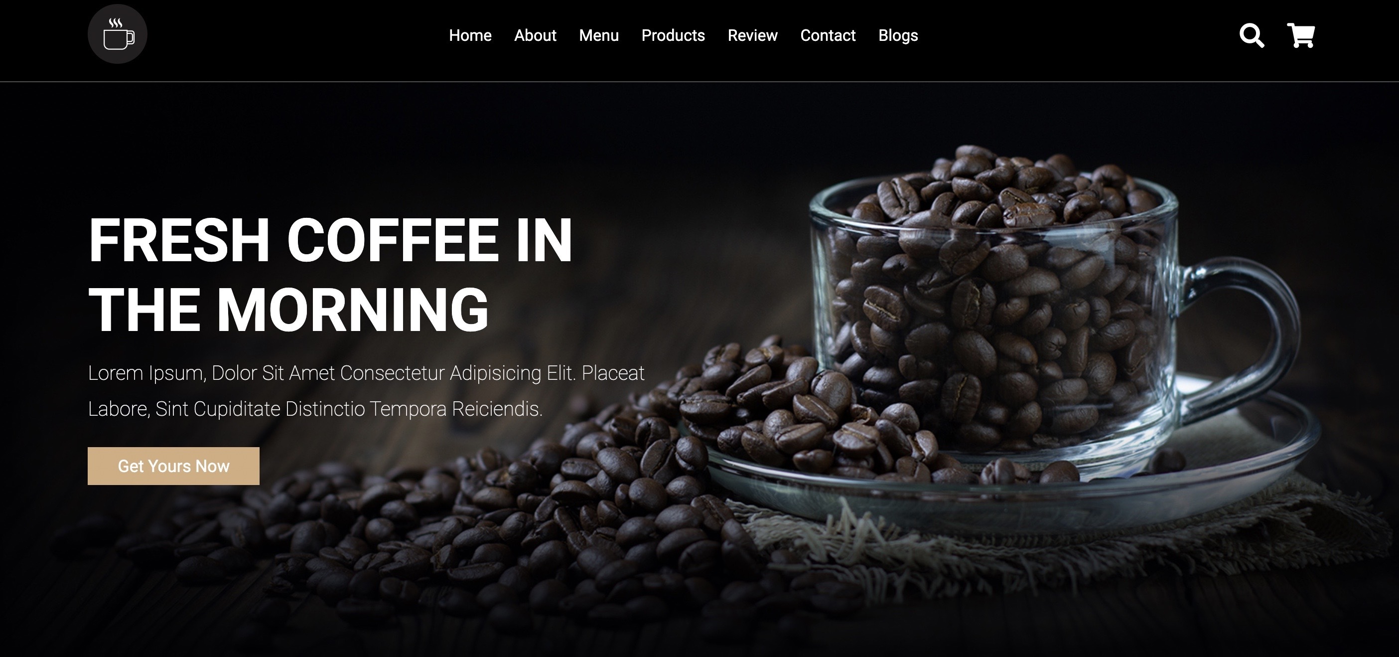 Modern Cafe Site